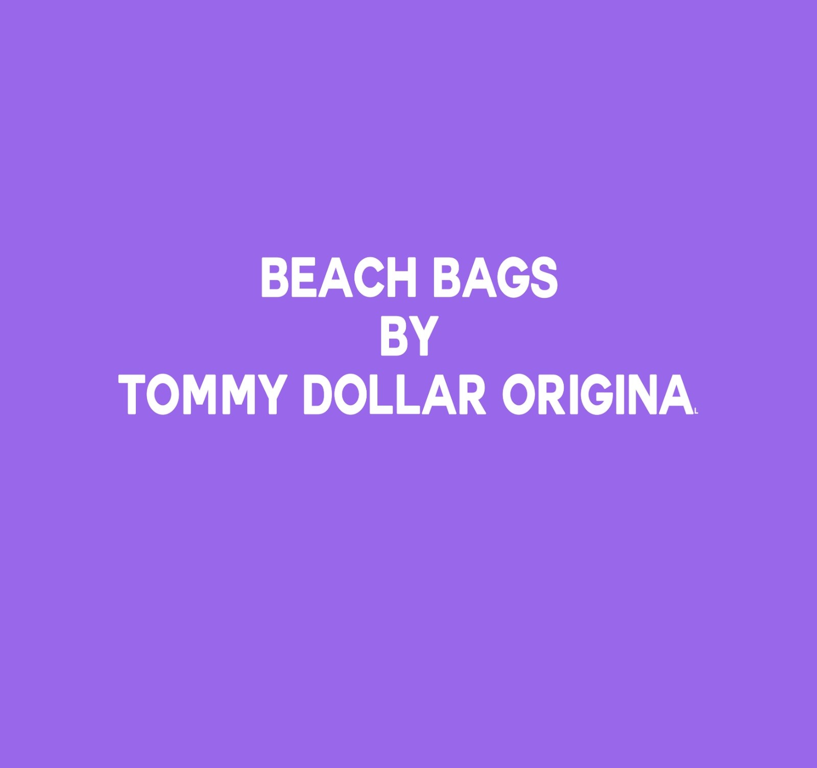 Beach bags 